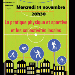  REUNION PUBLIQUE : LA PRATIQUE PHYSIQUE ET SPORTIVE ET LES COLLECTIVITES LOCALES