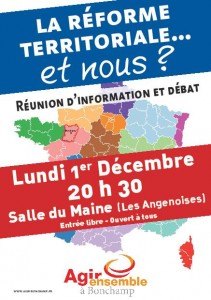 Réunion débat Agir fréforme territoriale