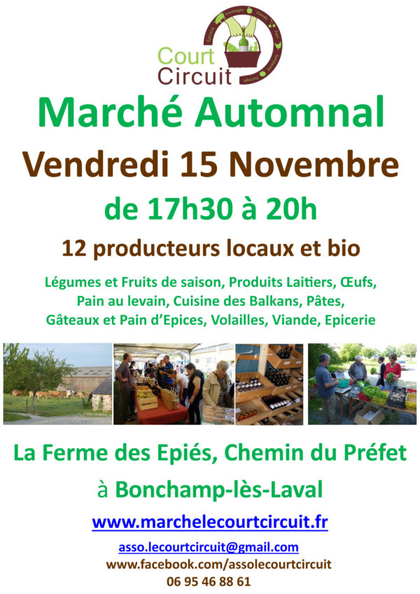 Marché d'automne du Court Circuit vendredi - Festival Alimenterre