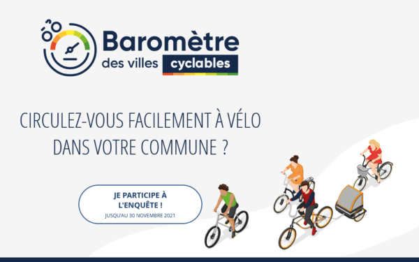 Répondez au Baromètre des villes cyclables